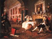 William Hogarth Marriage a la Mode Scene II Early in the Morning oil painting on canvas